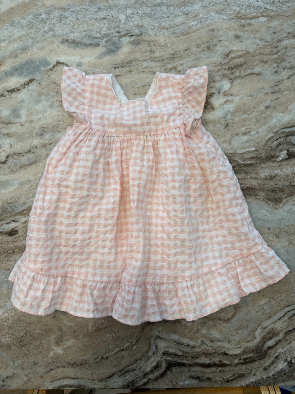 Janie and Jack gingham dress size 12-18m